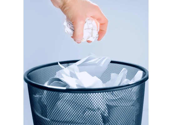 Metal Black Bin